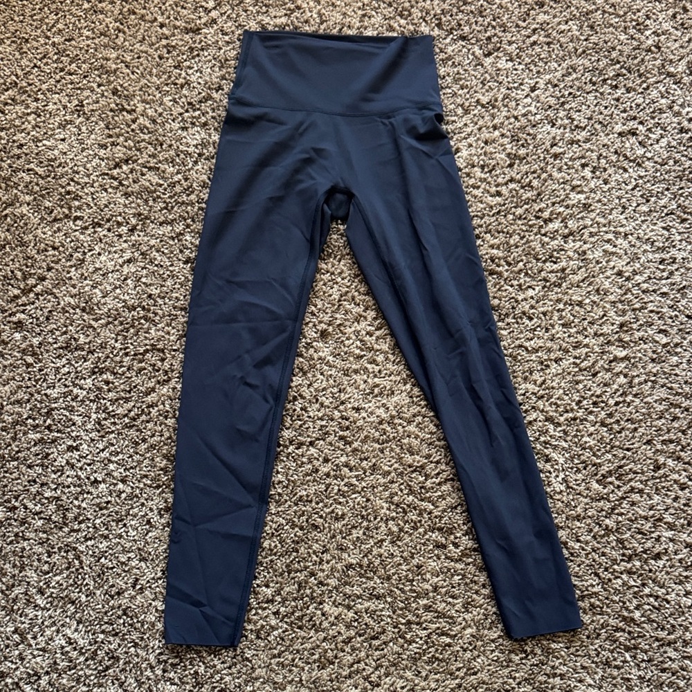 Navy High-Waisted Leggings